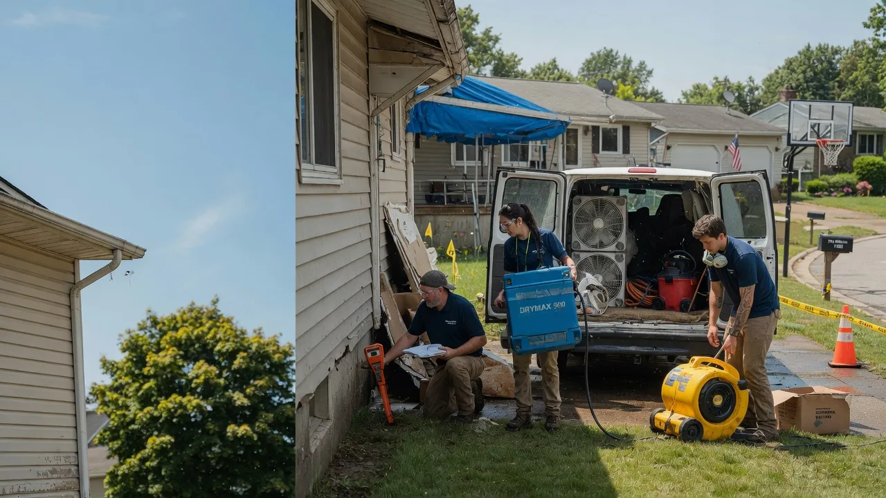 Ceiling Leak Cleanup in Royal Oak, MI near me